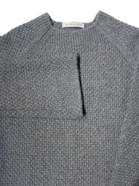 Weiter Pullover in grau - Tempel Hamburg
