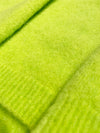 Cropped Pullover in Lime - Tempel Hamburg