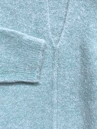Cropped Pullover in Aquamarina - Tempel Hamburg