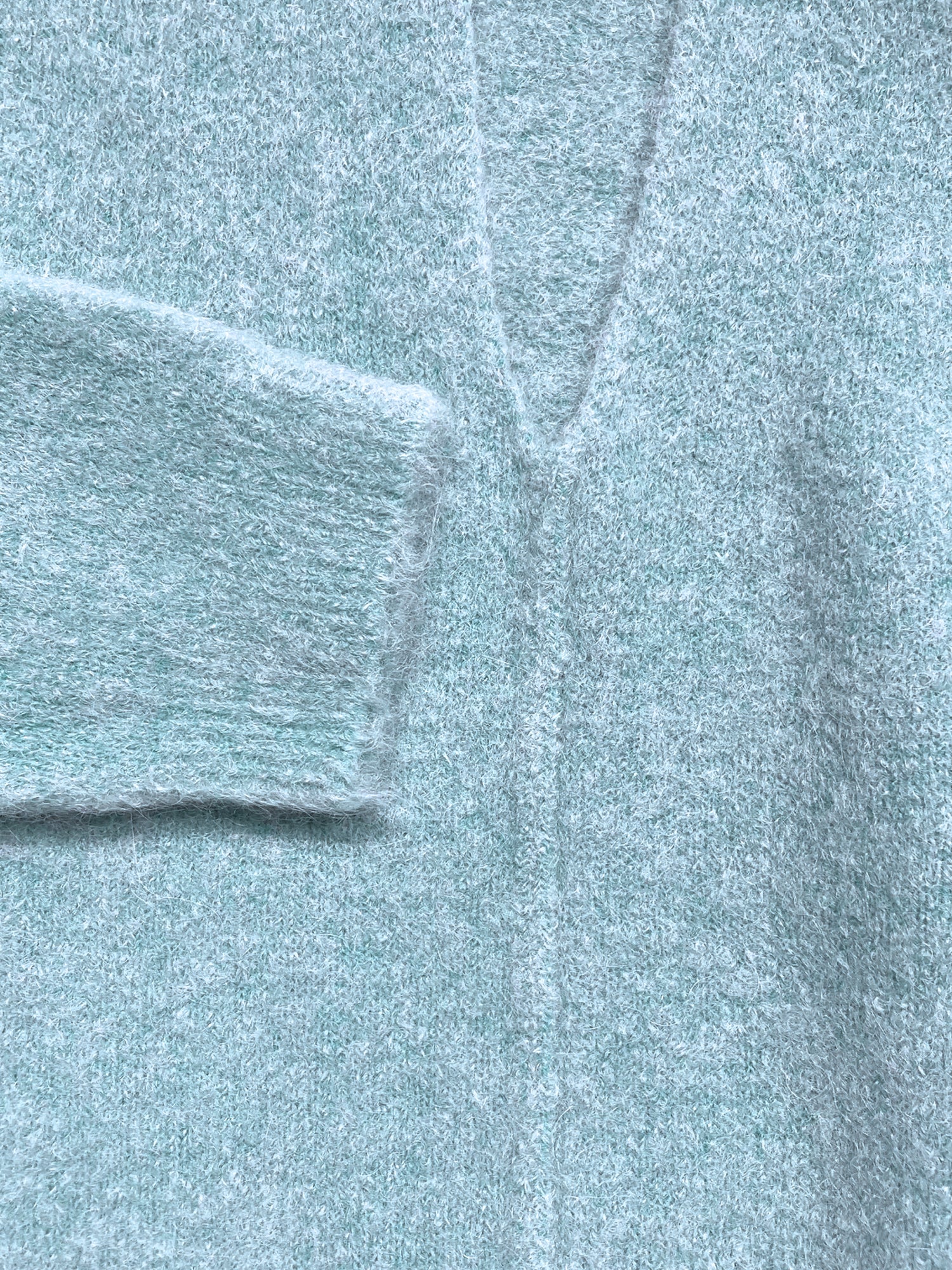 Cropped Pullover in Aquamarina - Tempel Hamburg