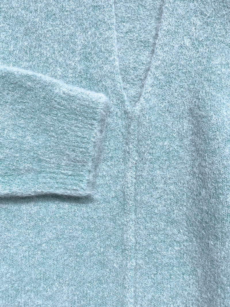 Cropped Pullover in Aquamarina - Tempel Hamburg