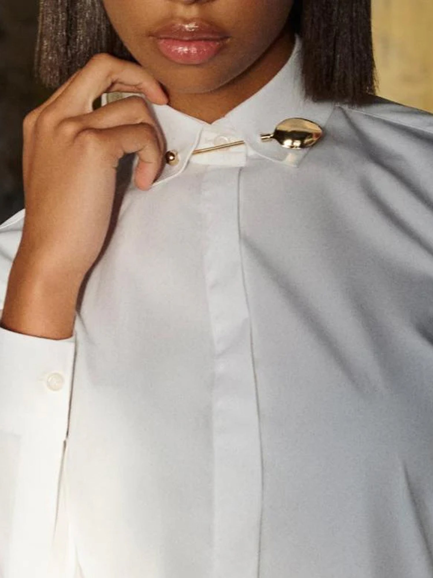 Bluse mit Löffeldetail - Tempel Hamburg