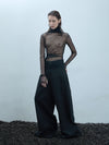 Wide-Leg-Pant in schwarz - Tempel Hamburg