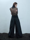 Wide-Leg-Pant in schwarz - Tempel Hamburg