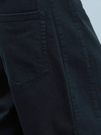 Wide-Leg-Pant in schwarz - Tempel Hamburg