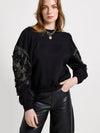 Sweatshirt mit Ärmelstickerei