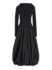 Grid Kleid mit Ballonrock
