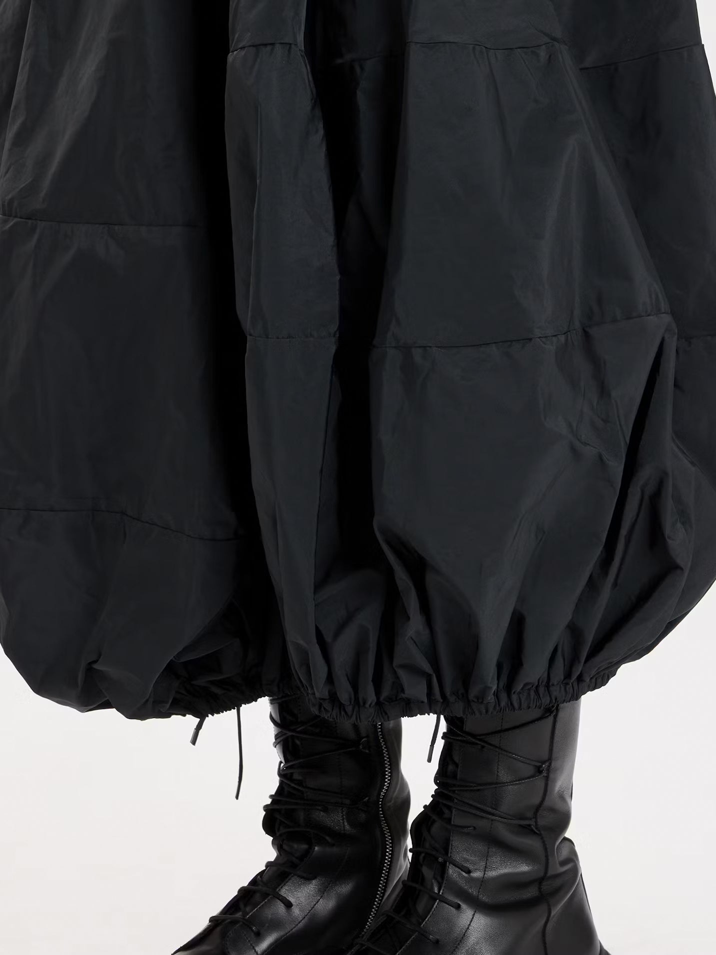 Grid Kleid mit Ballonrock