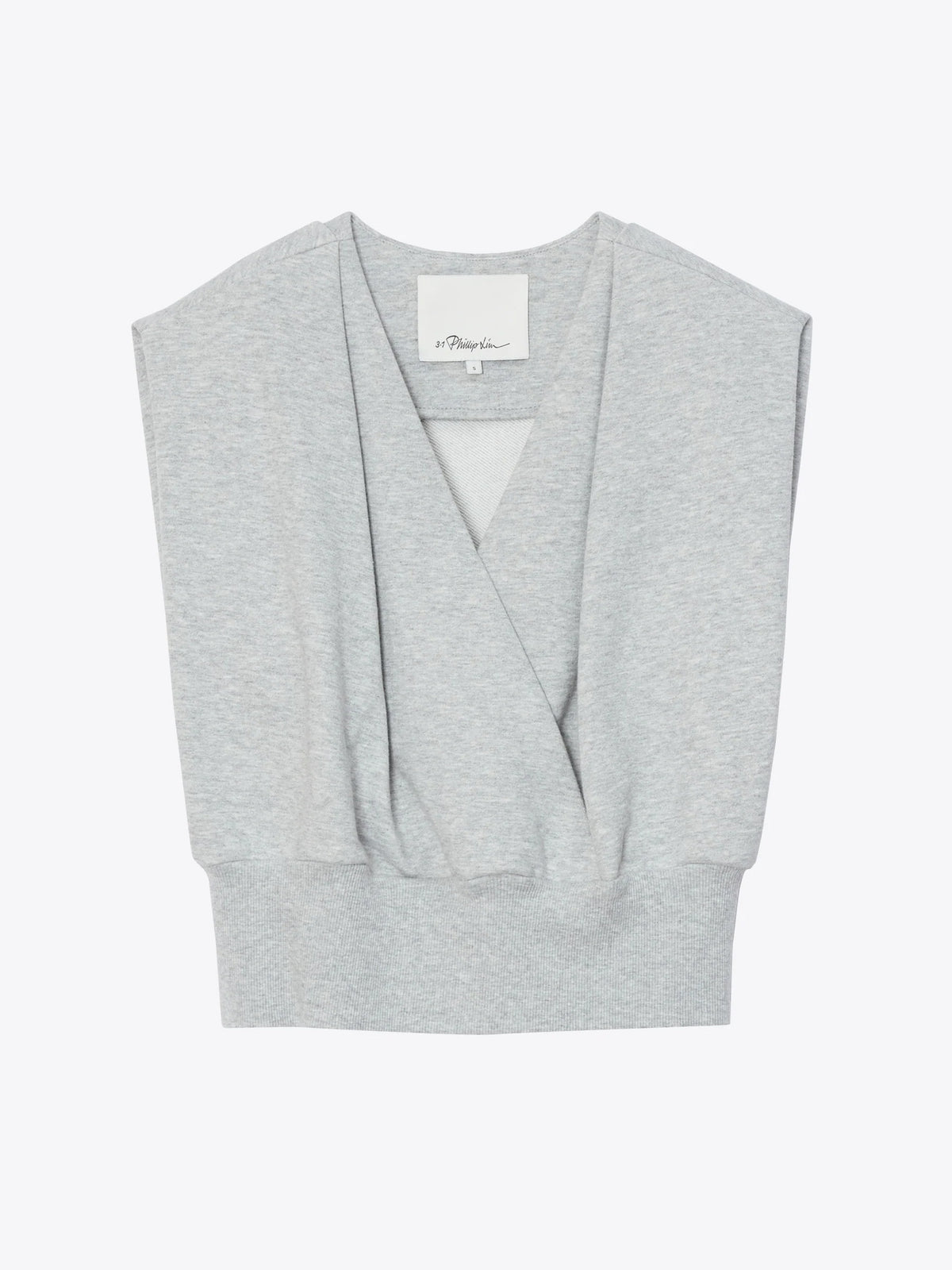 Graues ärmelloses die Schulter betonendes Top - Tempel Hamburg