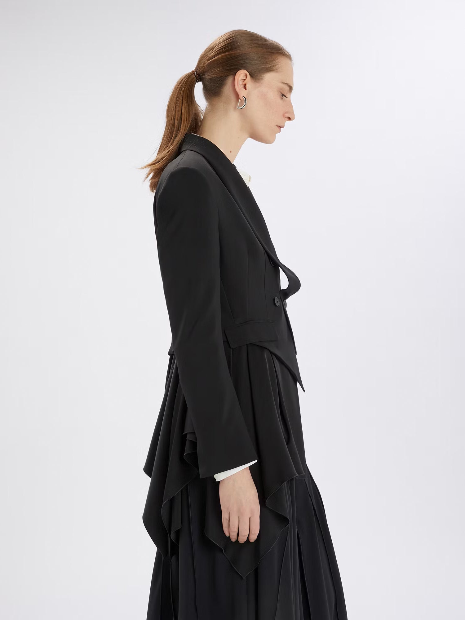 Asymmetrische Smoking Jacke