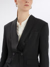 Asymmetrische Smoking Jacke
