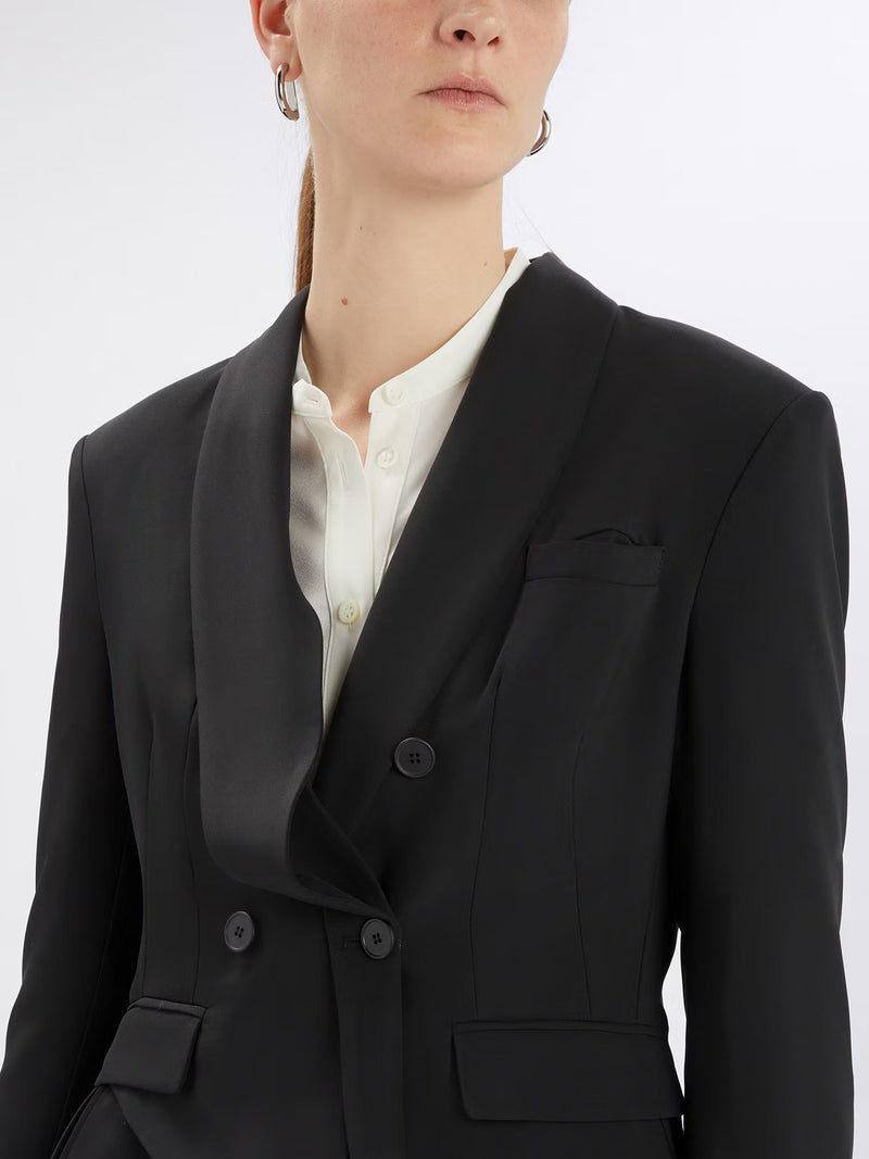 Asymmetrische Smoking Jacke