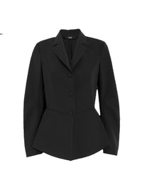 Blazer mit leichtem Schößchen in zwei Farben