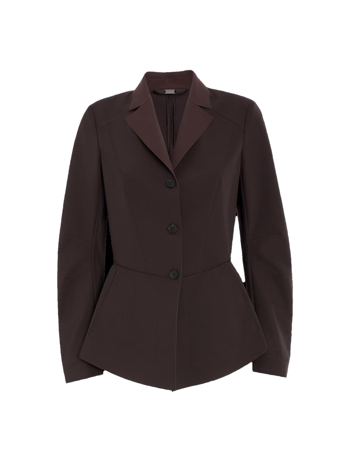 Blazer mit leichtem Schößchen in zwei Farben