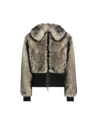 Fluffy-Fake-Fur Jacke