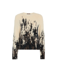 Off-Kilter Pullover mit Fluffy-Effekt