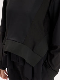 Scuba Sweatshirt mit Einsätzen