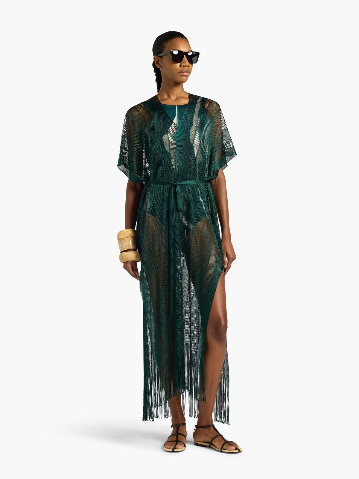 Langer Kaftan mit Fransen - Tempel Hamburg