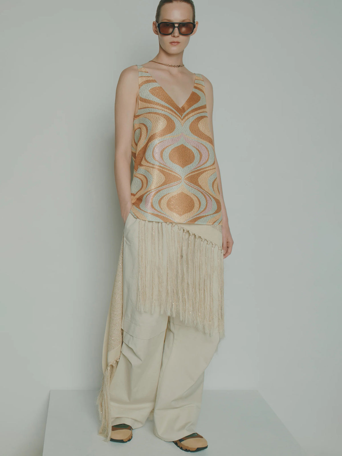 Pailletten-Stricktop - Tempel Hamburg