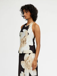 Top in Charcoal Botanic - Tempel Hamburg