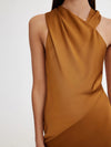 Rückenfreies Slip Dress in caramel - Tempel Hamburg