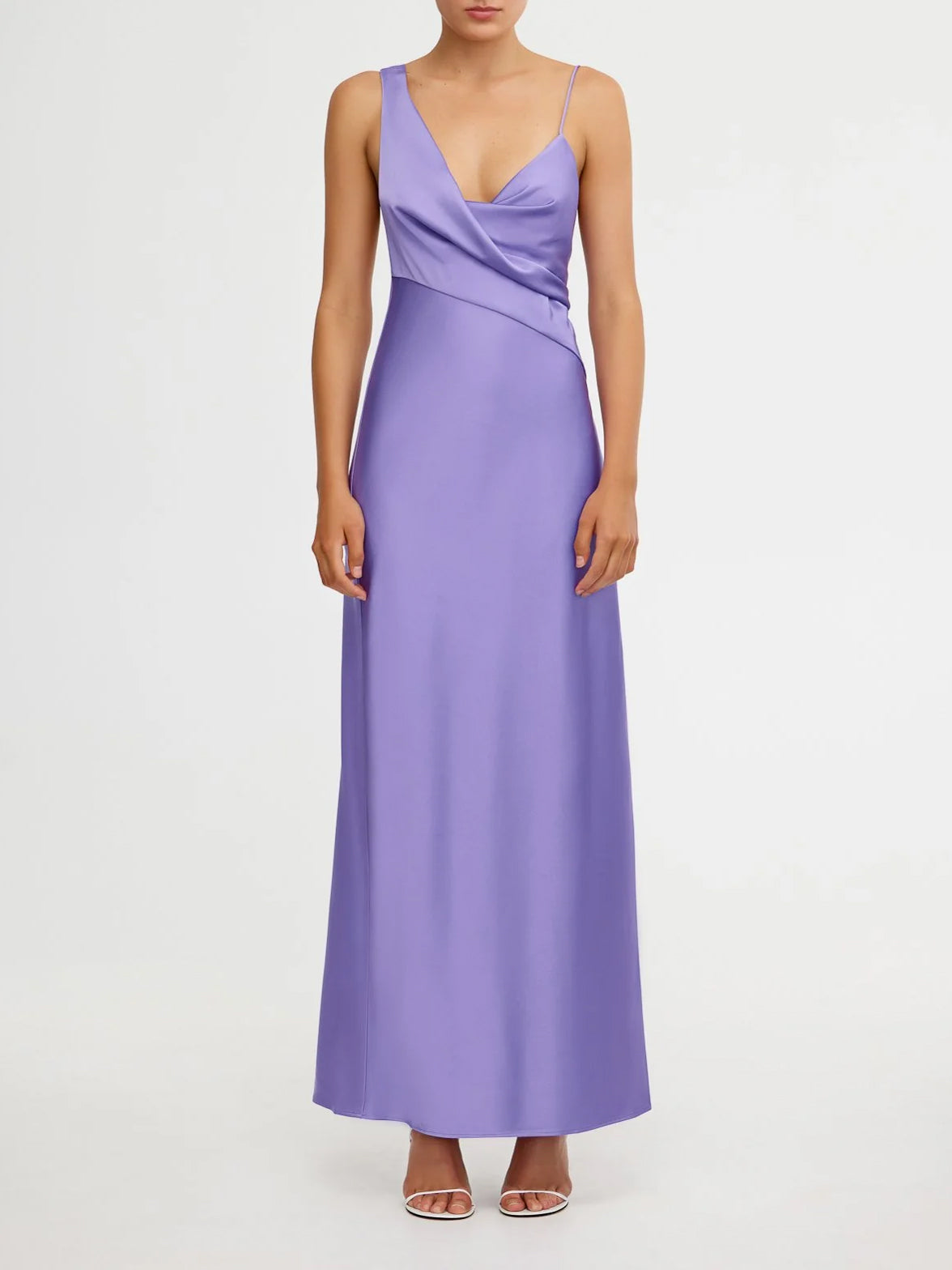 Slip-Dress mit Wasserfallausschnitt - Tempel Hamburg