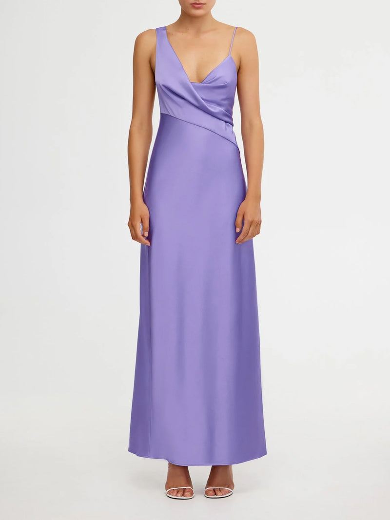 Slip-Dress mit Wasserfallausschnitt - Tempel Hamburg