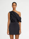 Off-Shoulder Minikleid in schwarz - Tempel Hamburg