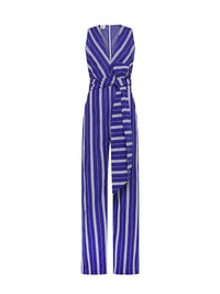 V-Neck Jumpsuit mit Passendem Gürtel - Tempel Hamburg