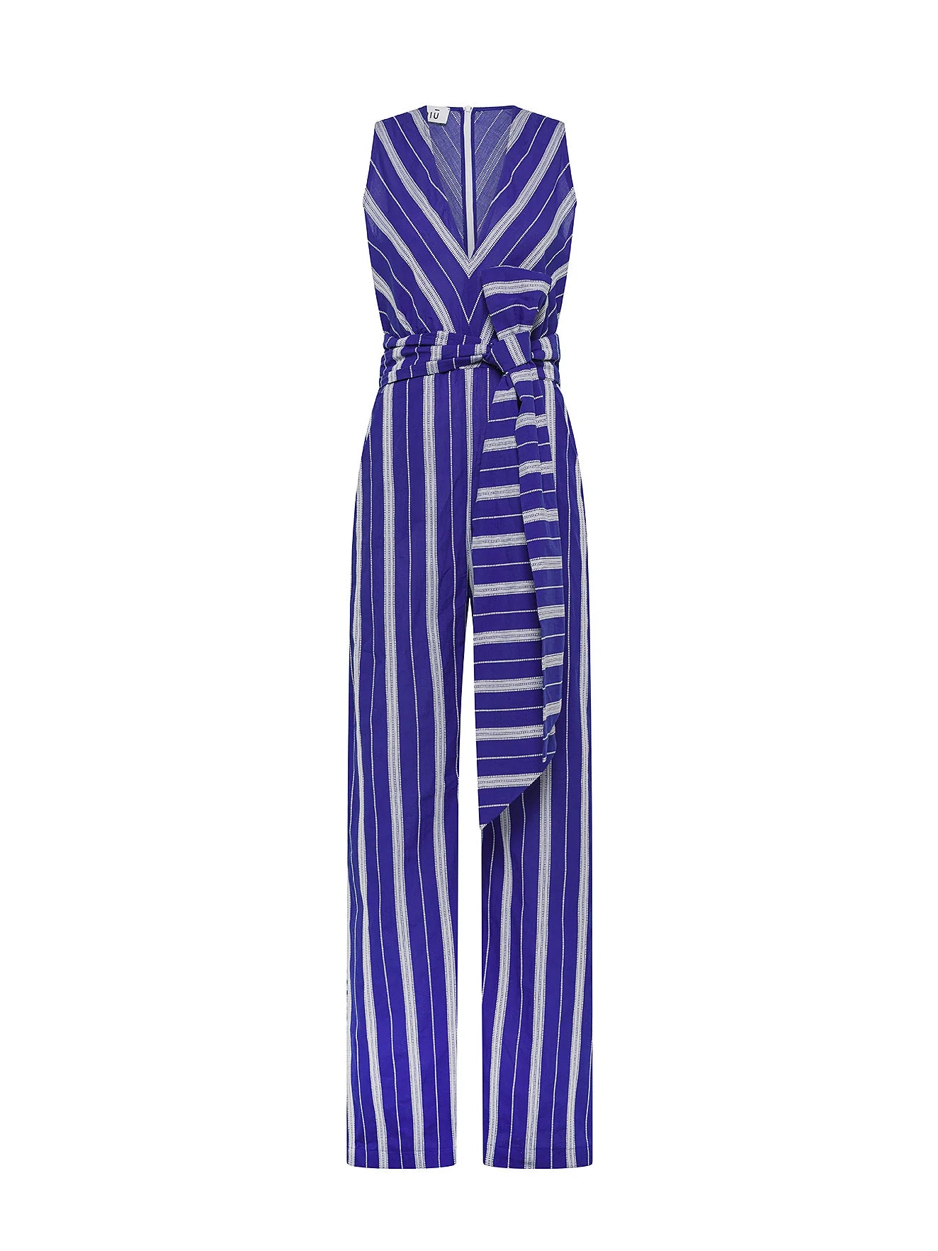 V-Neck Jumpsuit mit Passendem Gürtel - Tempel Hamburg