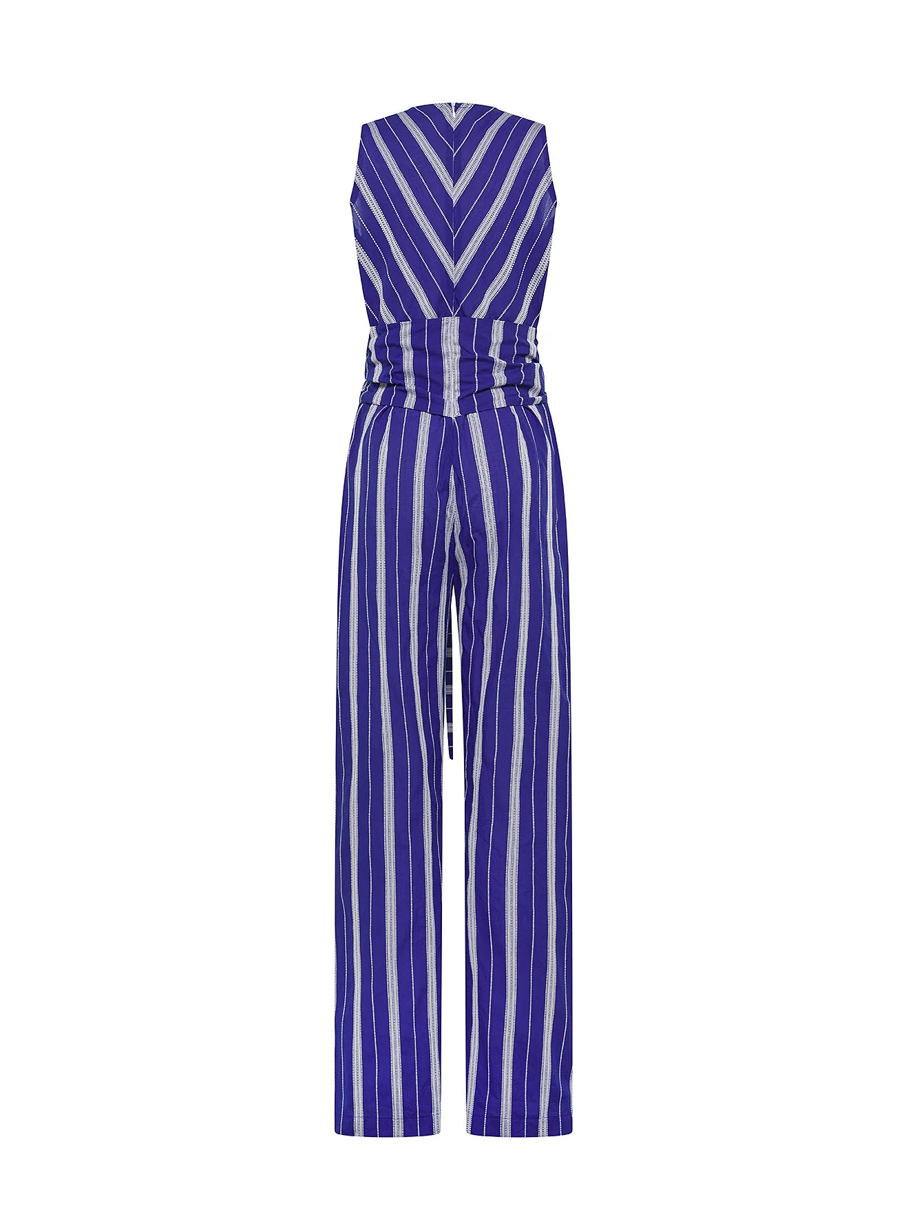 V-Neck Jumpsuit mit Passendem Gürtel - Tempel Hamburg