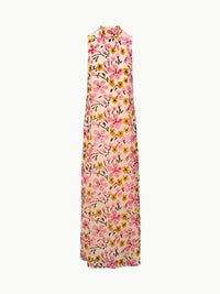 Maxi-Kleid mit 3D Blumendruck - Tempel Hamburg