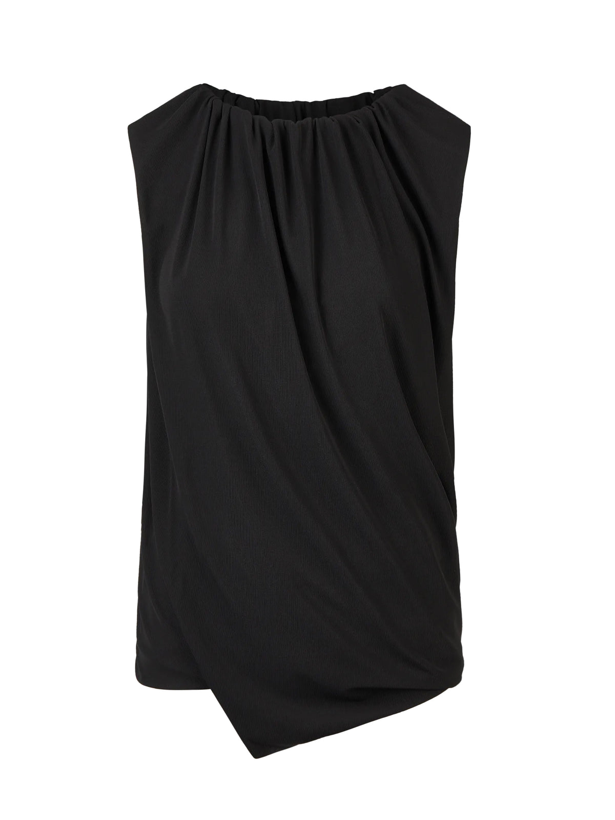 Eng anliegendes Oberteil aus fließendem Viskose-Crêpe-Jersey - Tempel Hamburg