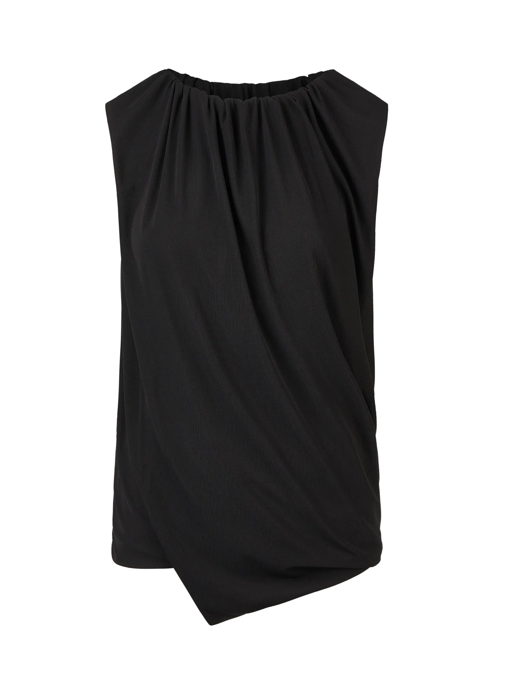 Eng anliegendes Oberteil aus fließendem Viskose-Crêpe-Jersey - Tempel Hamburg