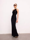 Abendkleid mit Pailletten-Korsage