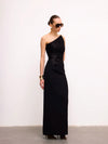 Abendkleid mit Pailletten-Korsage