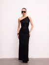 Abendkleid mit Pailletten-Korsage
