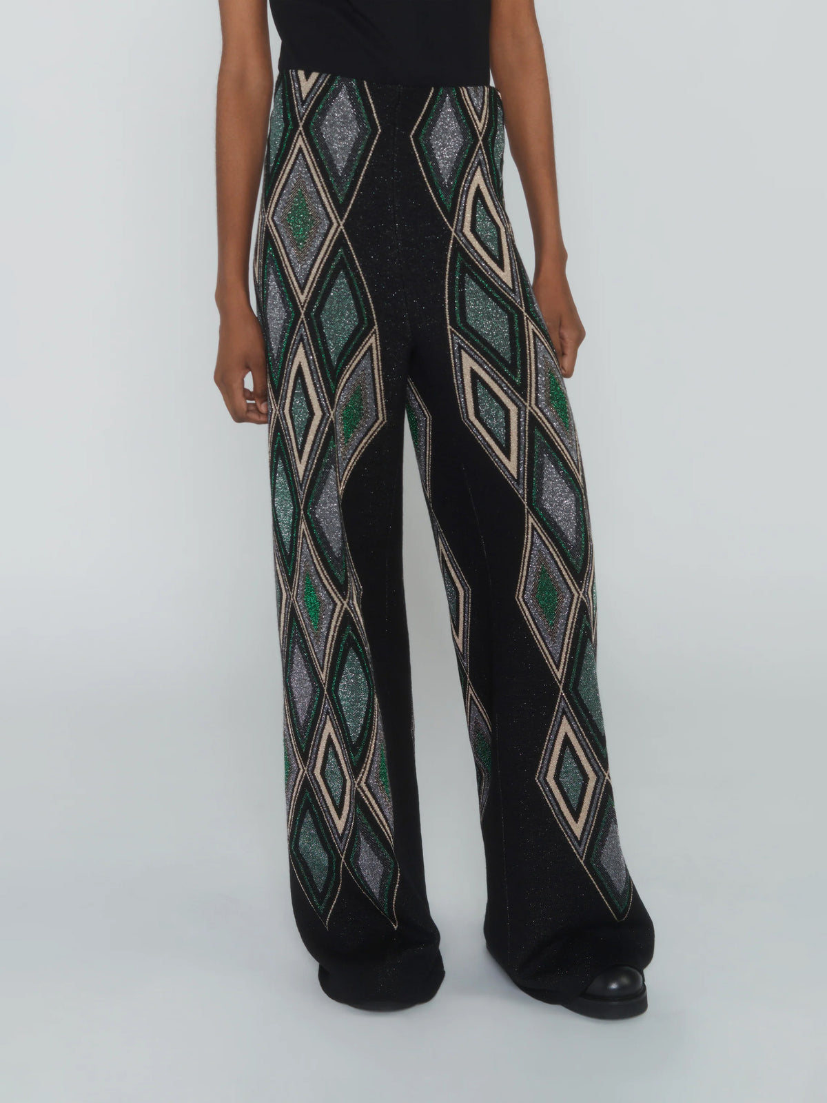 Jacquard Lamé Hose