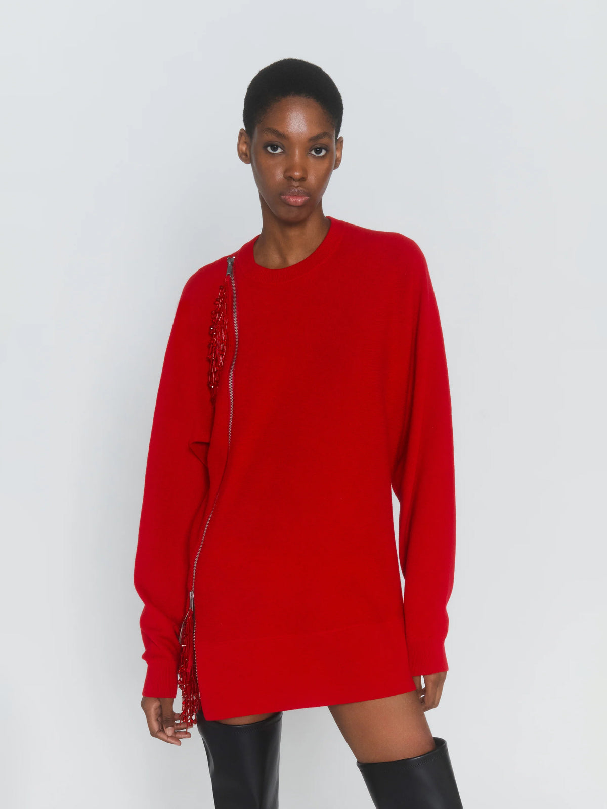 Pullover oder Kleid mit Schmuck-Details