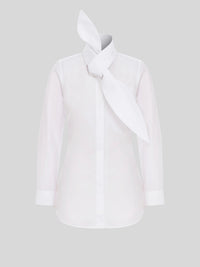 Bluse mit extremer Schleife