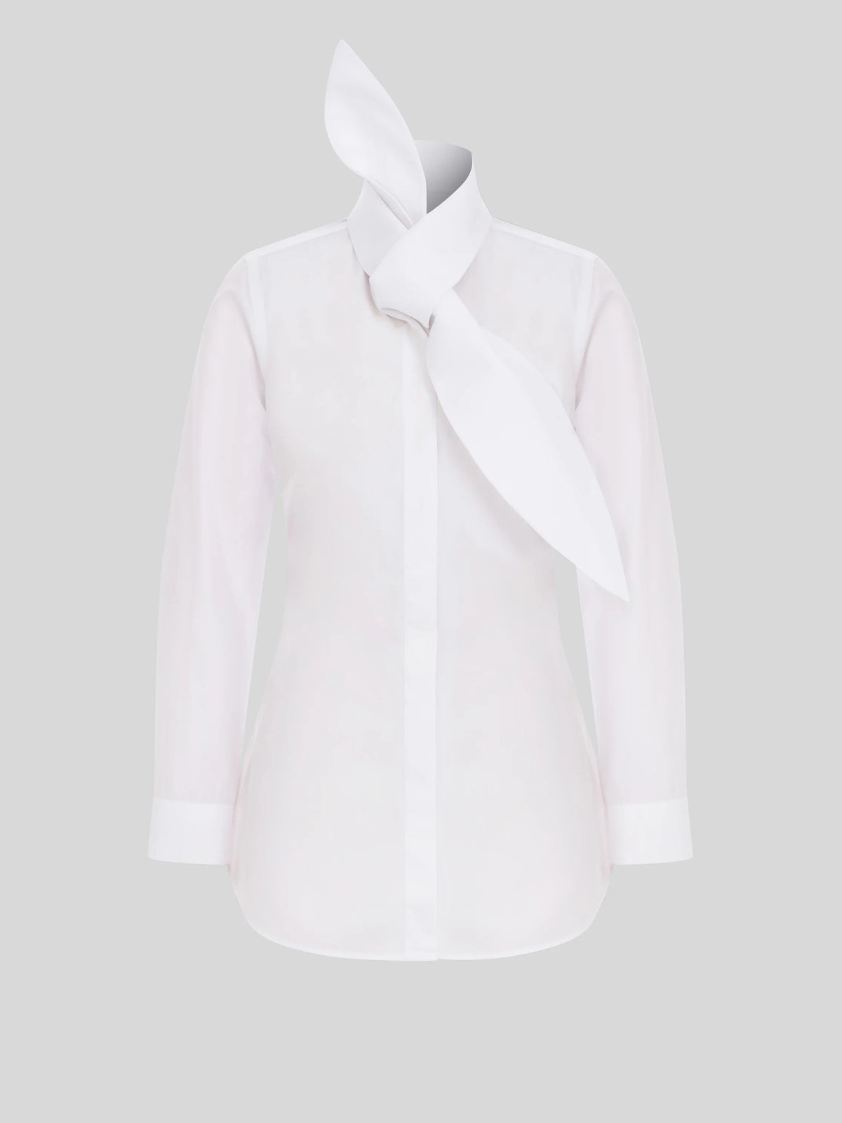 Bluse mit extremer Schleife