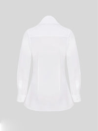 Bluse mit extremer Schleife