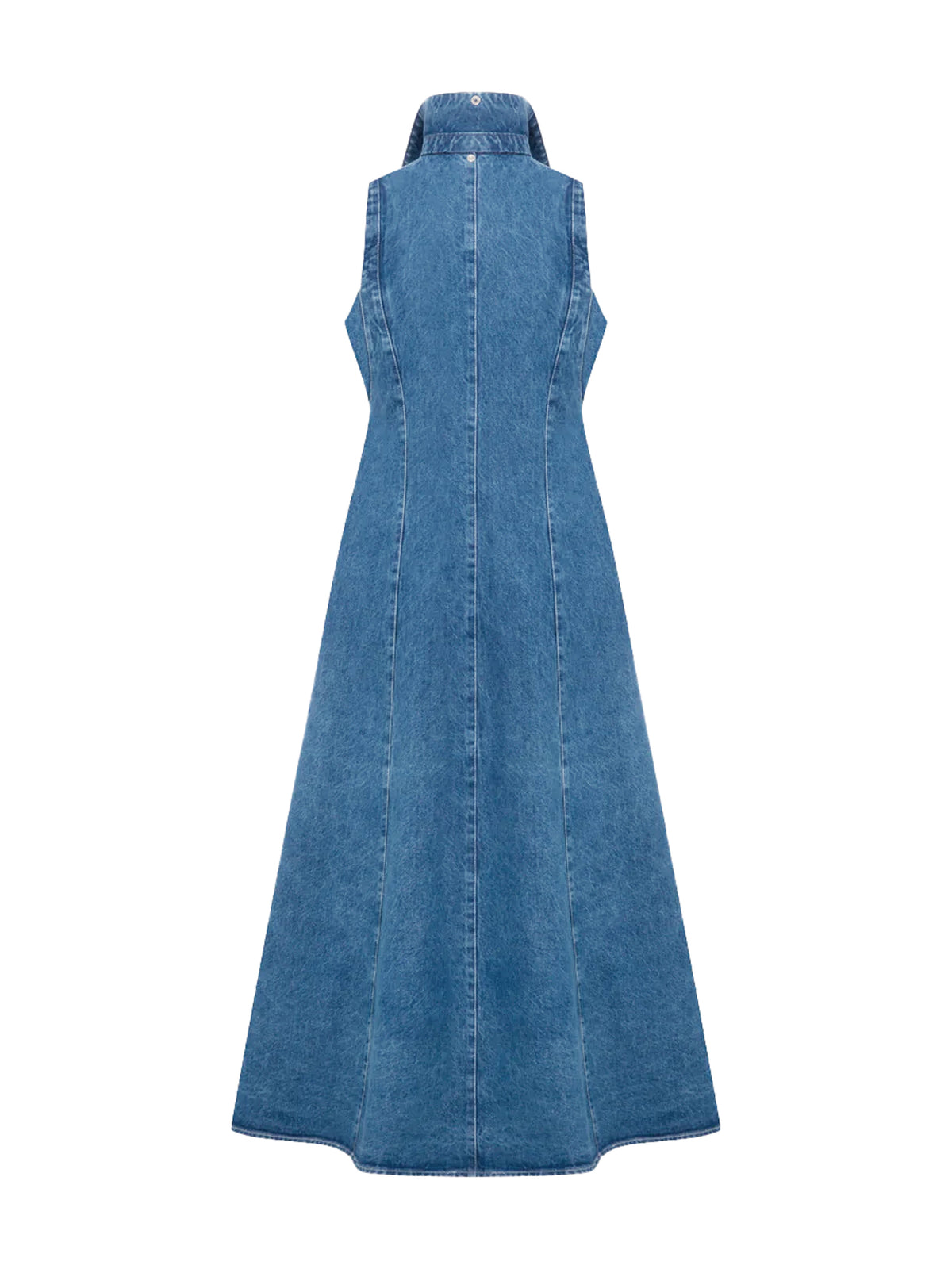 Jeans Kleid mit Statement Kragen - Tempel Hamburg