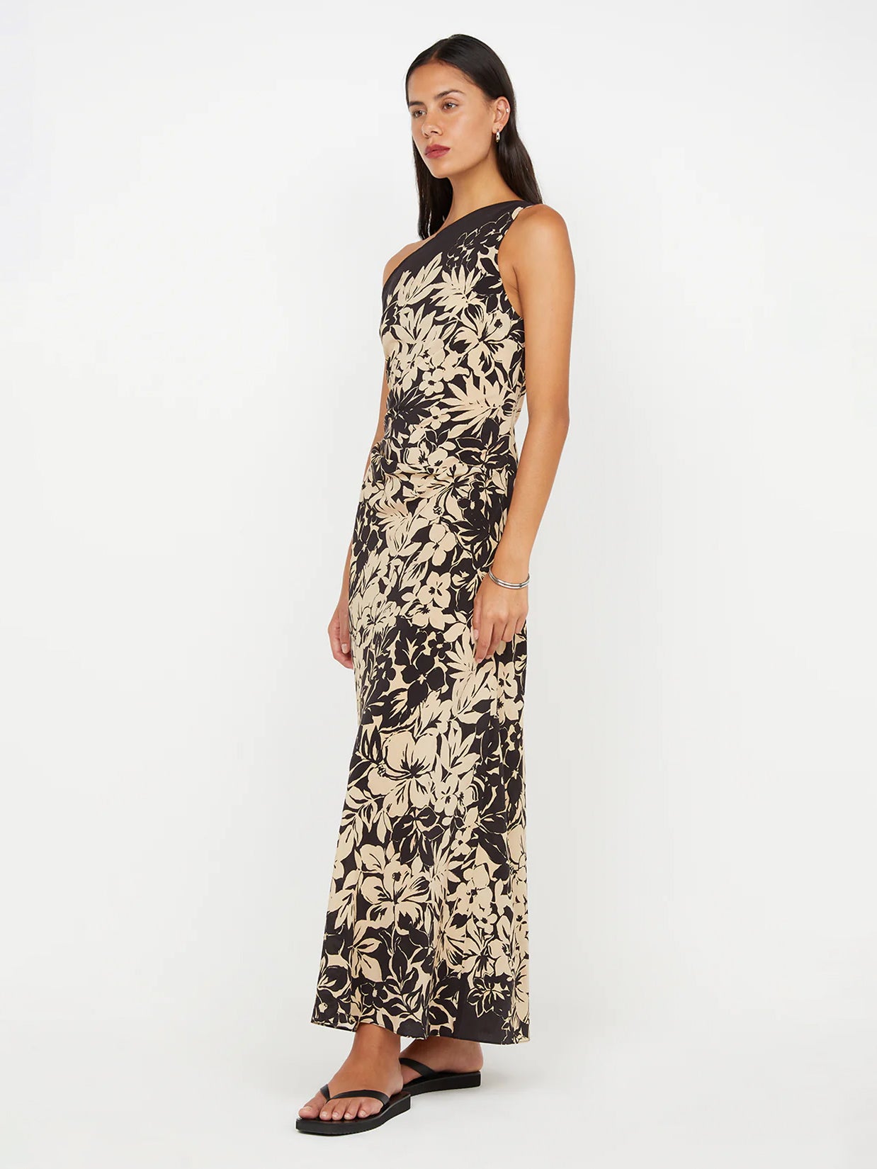 Seidenkleid mit Blumenprint - Tempel Hamburg