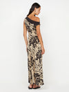 Seidenkleid mit Blumenprint - Tempel Hamburg