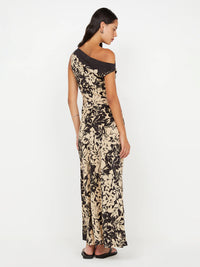 Seidenkleid mit Blumenprint - Tempel Hamburg