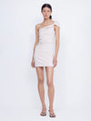 One - Shoulder Minidress in blush - Tempel Hamburg