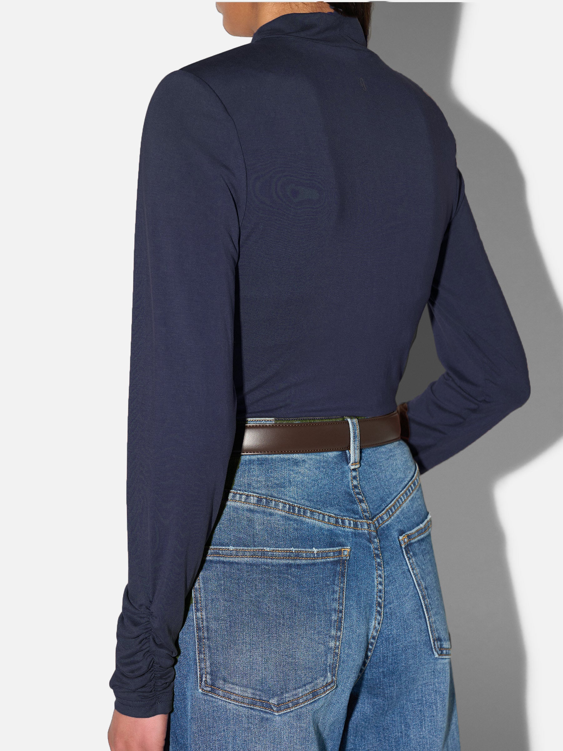 T-Shirt mit Turtleneck