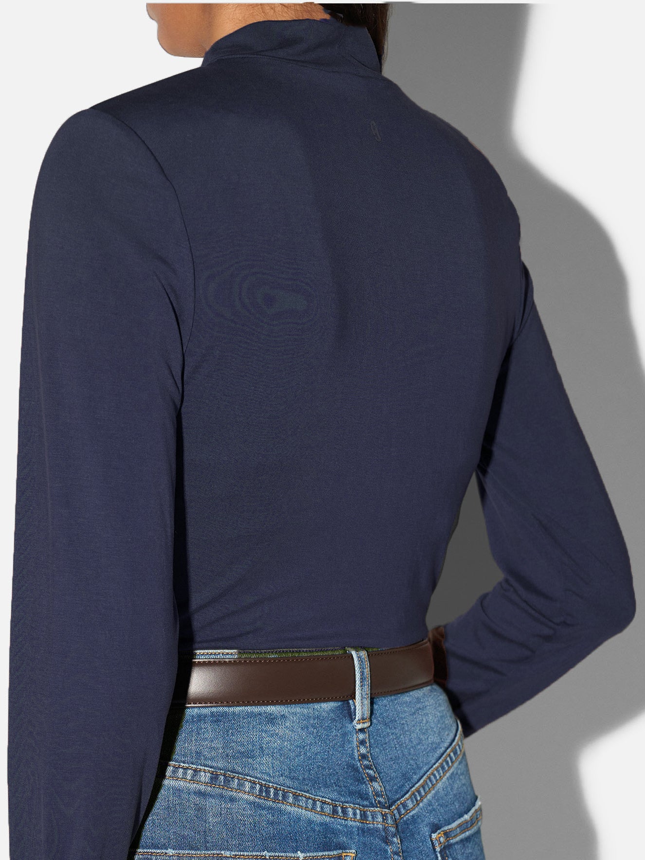 T-Shirt mit Turtleneck
