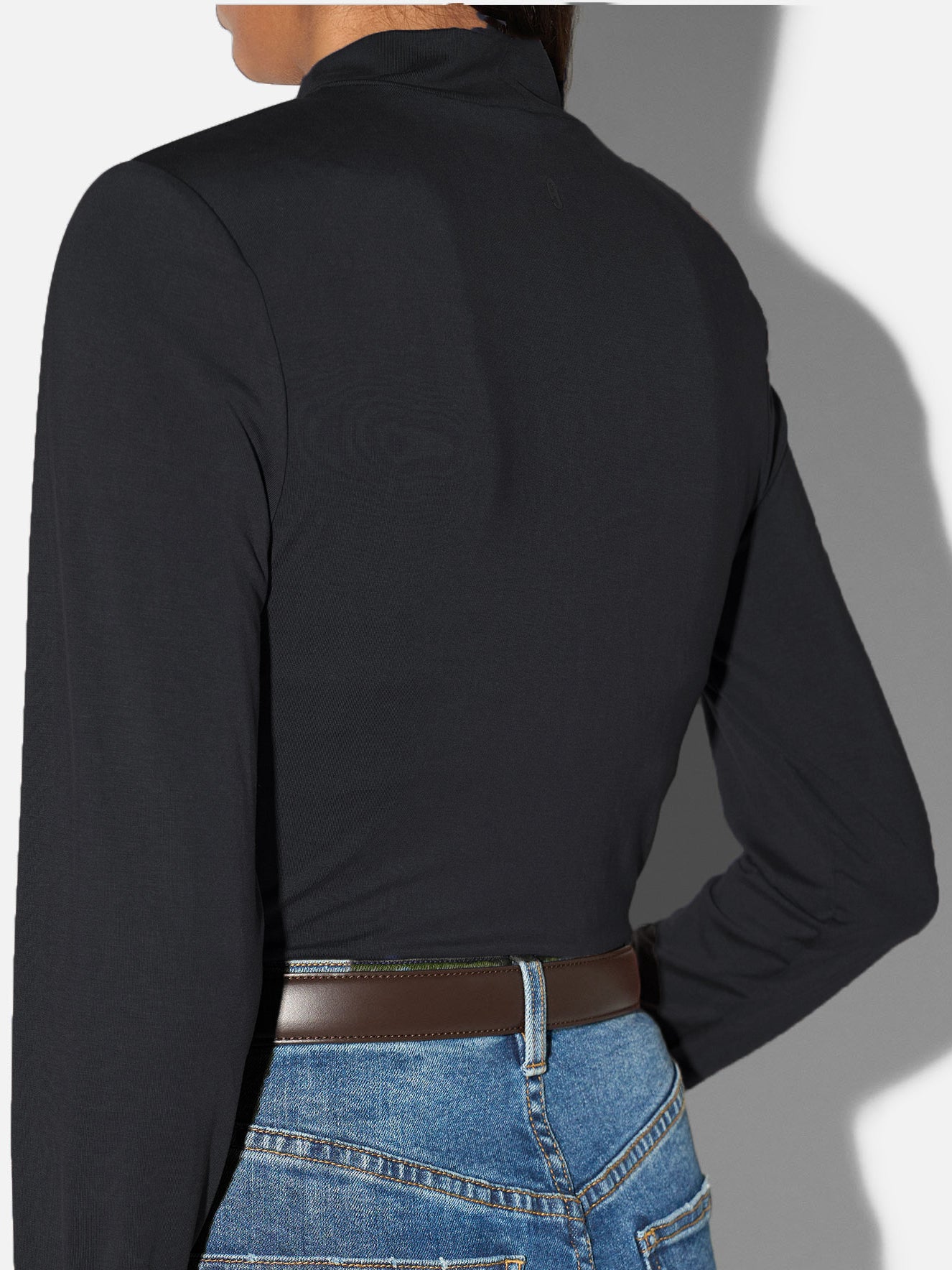 T-Shirt mit Turtleneck